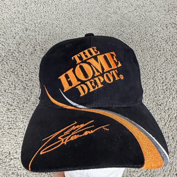 Tony Stewart 20 Home Depot Hat Cap Snap Back Mens One Size Black NASCAR Racing - Picture 3 of 9